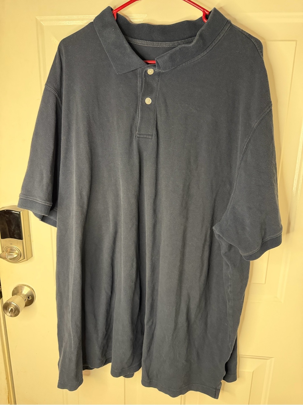 4XLT Navy Classic Men's Polo Shirt in Slate Blue